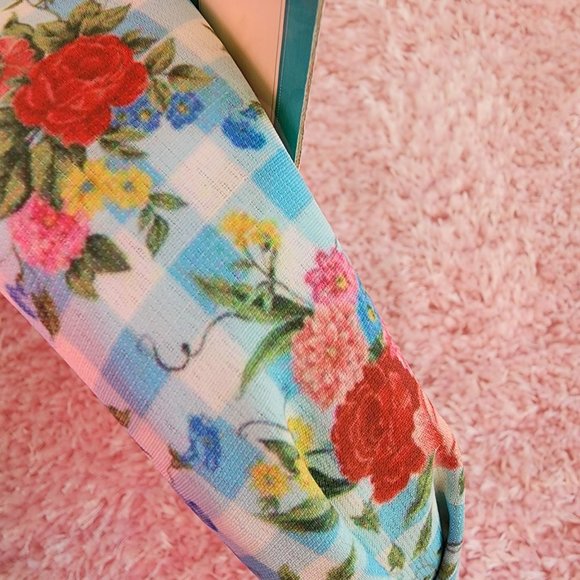 Pioneer Woman NWT sweet rose floral gingham print headband - Picture 5 of 7